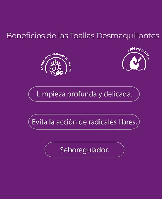 Toallas Desmaquillantes - 90 G - Imagen 3
